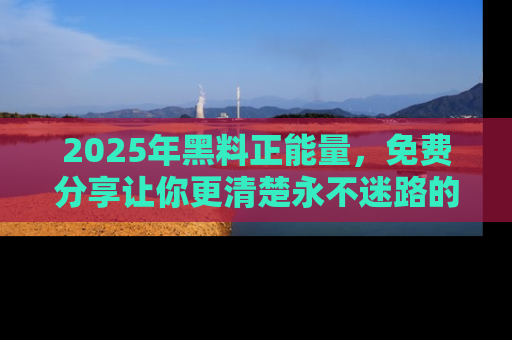 2025年黑料正能量，免费分享让你更清楚永不迷路的真相！