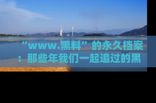 “www.黑料”的永久档案:那些年我们一起追过的黑料真相