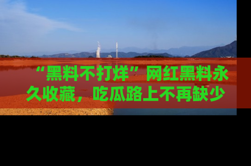 “黑料不打烊”网红黑料永久收藏,吃瓜路上不再缺少惊喜与乐趣