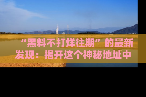 “黑料不打烊往期”的最新发现:揭开这个神秘地址中的爆笑黑料面纱