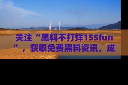 关注“黑料不打烊155fun”，获取免费黑料资讯，成为吃瓜达人不再难！