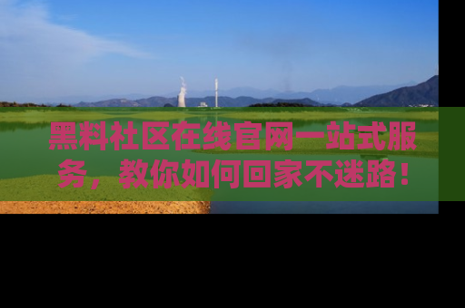黑料社区在线官网一站式服务，教你如何回家不迷路！