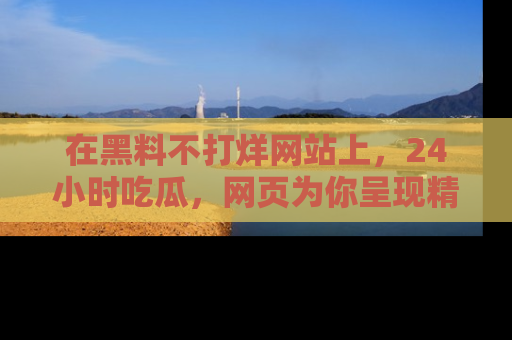 在黑料不打烊网站上，24小时吃瓜，网页为你呈现精彩内幕