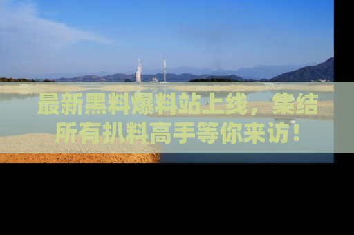最新黑料爆料站上线，集结所有扒料高手等你来访！